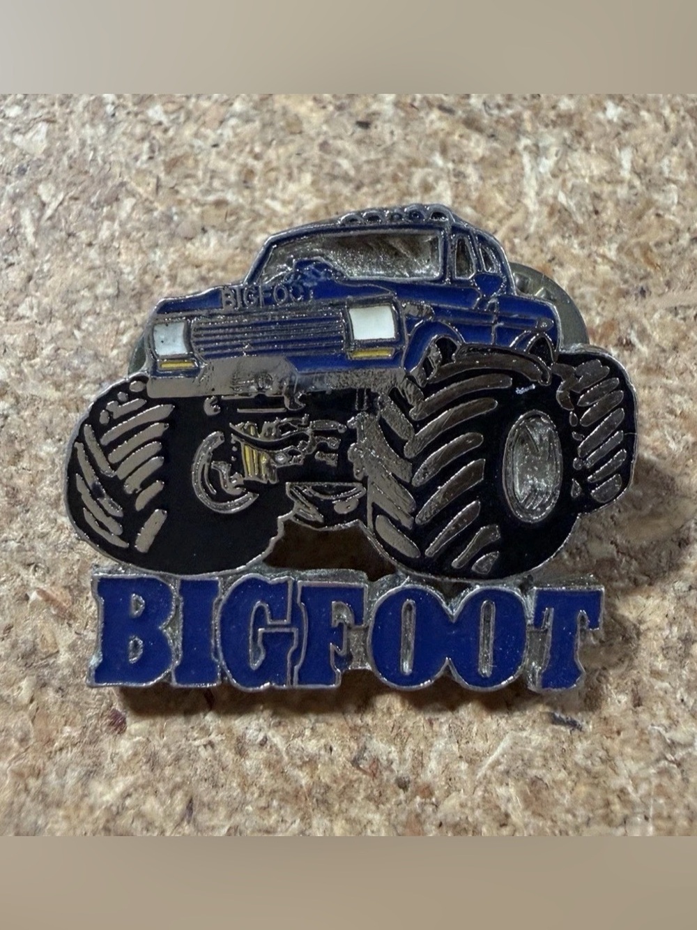 Vintage Bigfoot Monster Truck 4x4 Lapel Hat Pin